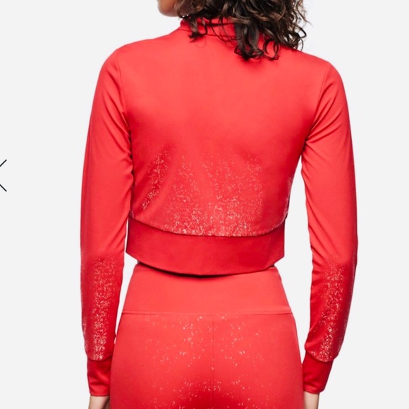 NWT True Religion Red Glitter Jacket (L) - Picture 2 of 9